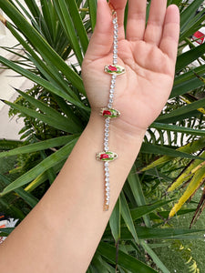 Colored Virgencita bracelet