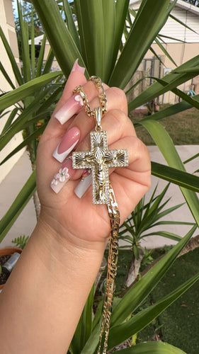 Large cross necklace