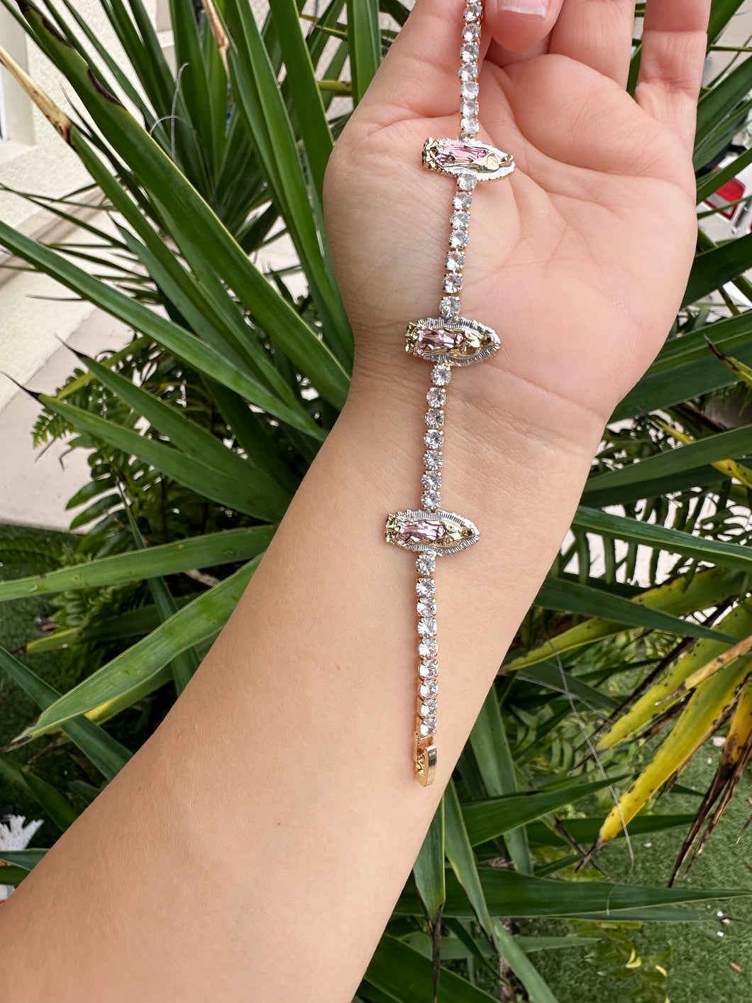 Rose Gold Virgencita bracelet