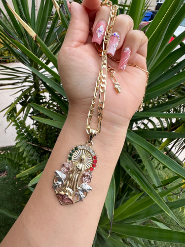 Large Virgencita necklace